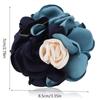 Головной убор Заколка для хвоста для женщин Заколка для волос в виде цветка Заколка-краб в виде розы Заколка-подбородок Цветок-краб