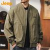 Jeep Men's Autumn/Winter Loose-Fit Bomber Jacket