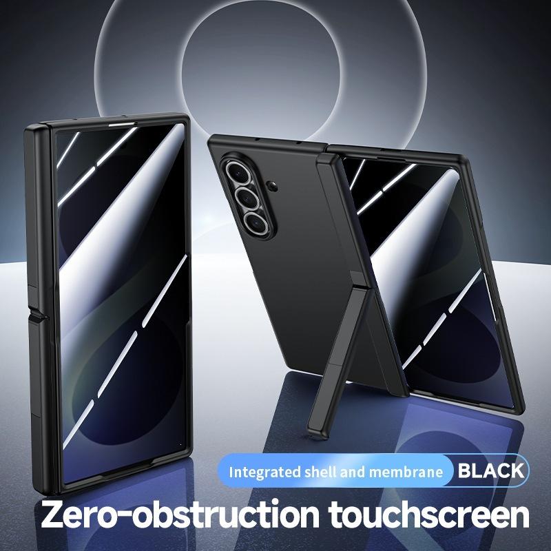 Применимо к чехлу для складного мобильного телефона Samsung ZFold8Ultra, чехол-книжка fold7, полноразмерный чехол, встроенный кронштейн на центральной оси, защитная крышка