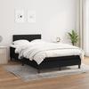3140203 vidaXL Divan Bed with Mattress Black 120x200 Cm Fabric