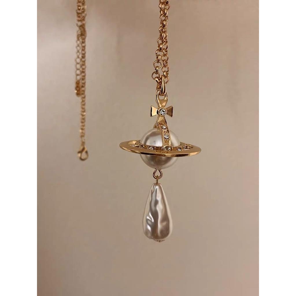 Tooxika Преувеличенное трехмерное ожерелье-подвеска в стиле барокко с жемчугом в форме капли воды, легкая роскошь, темперамент, цепочка-джемпер для женщин