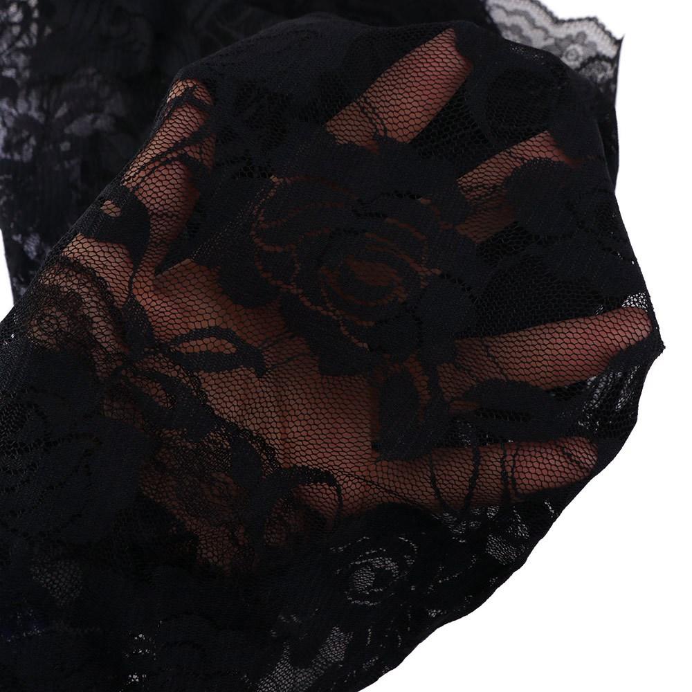 Romantic Mantilla Veil D Shape Women Scarf Traditional Vintage Lace Veil Wedding Ceremony