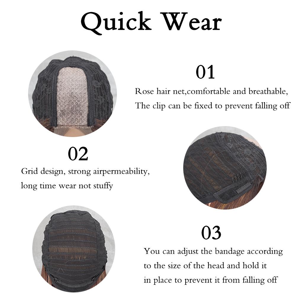 Синтетические длинные волнистые парики, смешанные коричневые светлые парики с челкой, натуральные парики для женщин, повседневные вечерние