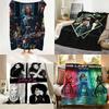 Плед L Little M Mix Throw Фланелевый Плед Подходит для Дивана Гостиной Спальни