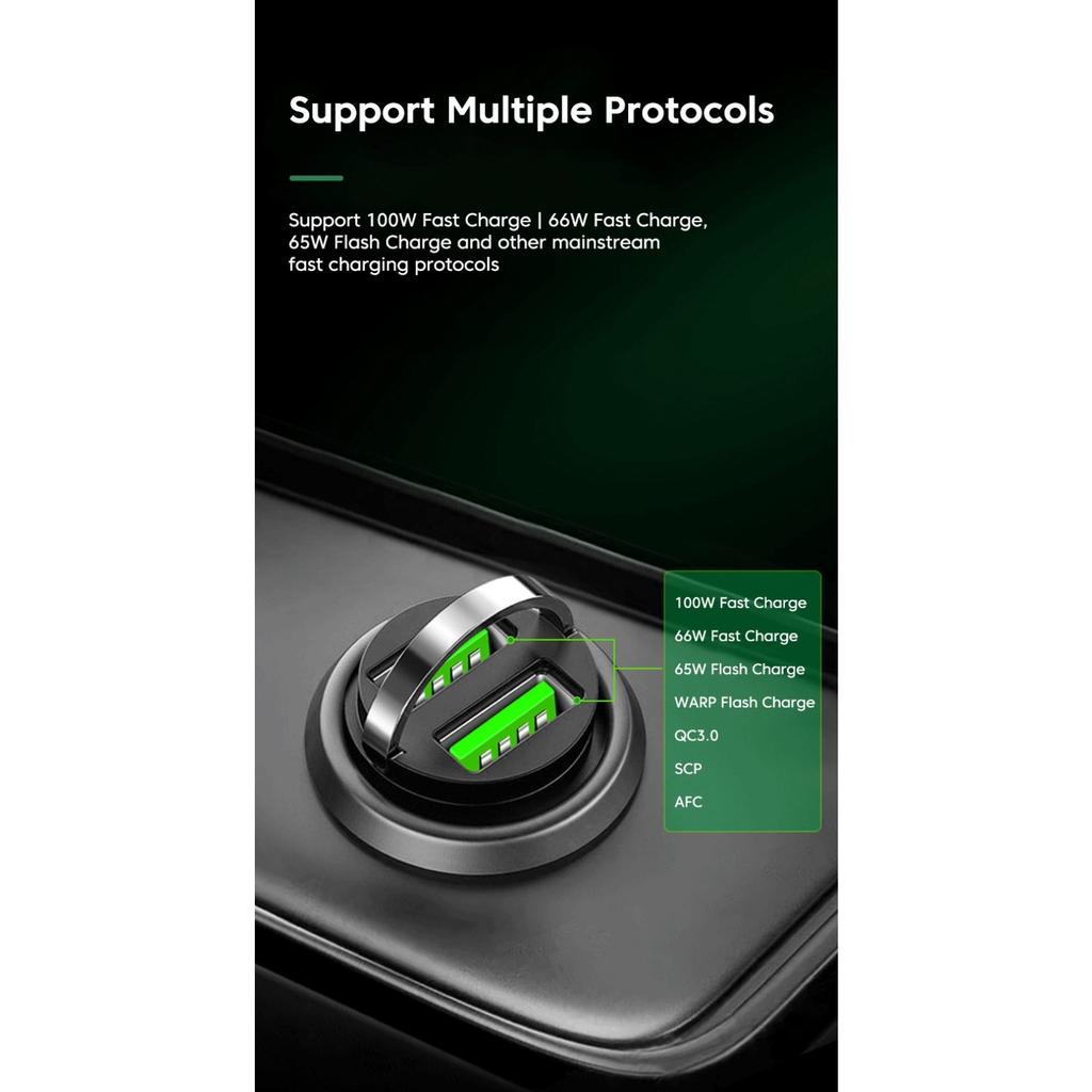 Автомобильное зарядное устройство USB мощностью 200 Вт с двумя портами, быстрая зарядка QC3.0 для iPhone 16, 15, 14, 13, портативное зарядное устройство для мобильных телефонов Xiaomi в автомобиле