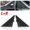 1 Pair Matte Black Car Door Wing Mirror Flag Triangle Cover for Fiat 500 2012-2019 1SD00KX7AA, 1SJ85KX7AA