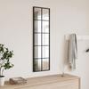 VidaXL Wall Mirror Black 30x100 Cm Rectangular Iron 358643