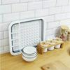 Dish Rack, Kitchen Drain Rack, Foldable Dish Rack, Tableware Storage Folding Rack, Tableware Rack Cup Holder