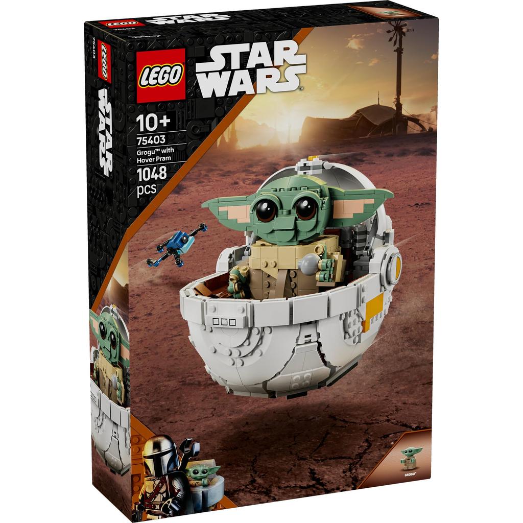 LEGO Звездные войны Грогу на ховерплане (TM) Игрушка Подарок на день рождения Блоки Мальчики Девочки Дети 10 11 12 лет Ученики начальной школы Космос 75403