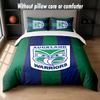 Wigan Warriors Design Bed Bedding Set 1 Duvet Cover + 2 Pillowcases Soft Breathable Household Bed Linens