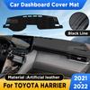 For TOYOTA HARRIER   Car Dashboard Cover Mat Dash Board Sun Shade Anti-UV Pad Artificial Leather sun-proof Accessories