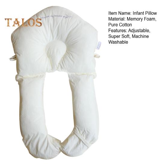 Детская подушка для коррекции формы головы с набивкой из антибактериального волокна