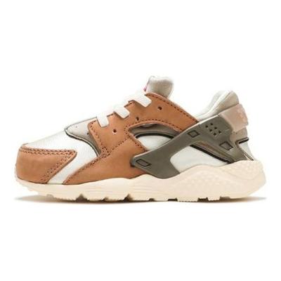 Stussy x Air Huarache LE TD Desert Oak 2021 Детские Кроссовки Коричневый Тростник Светло-Соломенный DH3323-200