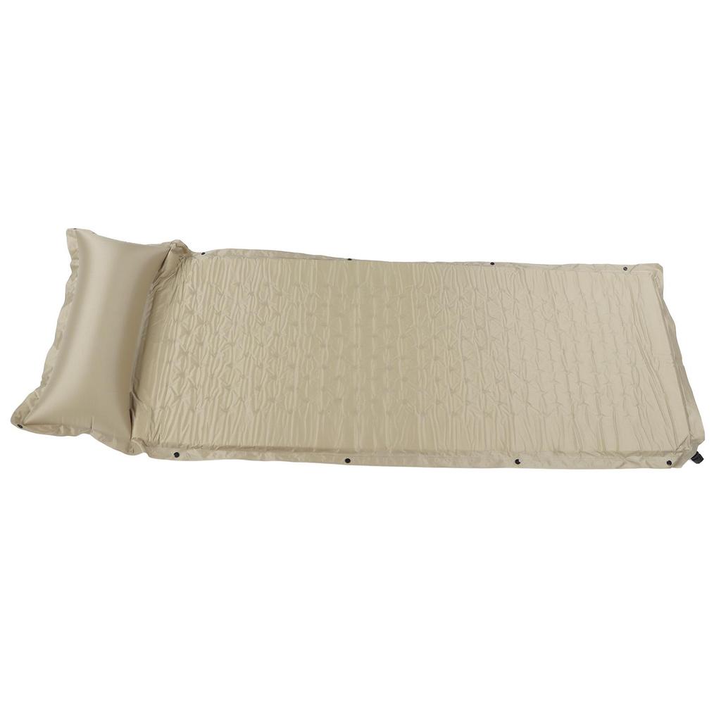 Спальный коврик цвета хаки, самонадувающийся, водонепроницаемый, утолщенный, прочный, из полиэстера, эпонжа, кемпинговый матрас для