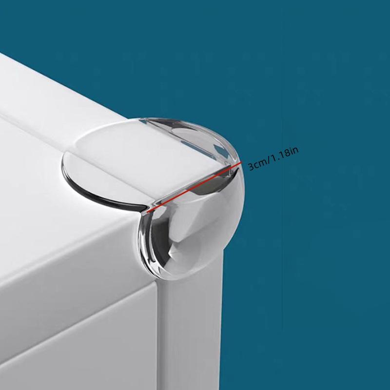 10 шт. Прозрачные угловые накладки - Защита углов для безопасности детей для стола и мебели