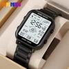 SKMEI 2301 Digital Watches for Men Luxury Waterproof Sports Stainless Steel Shockproof Mens Wristwatches Clock 1888 Reloj Hombre