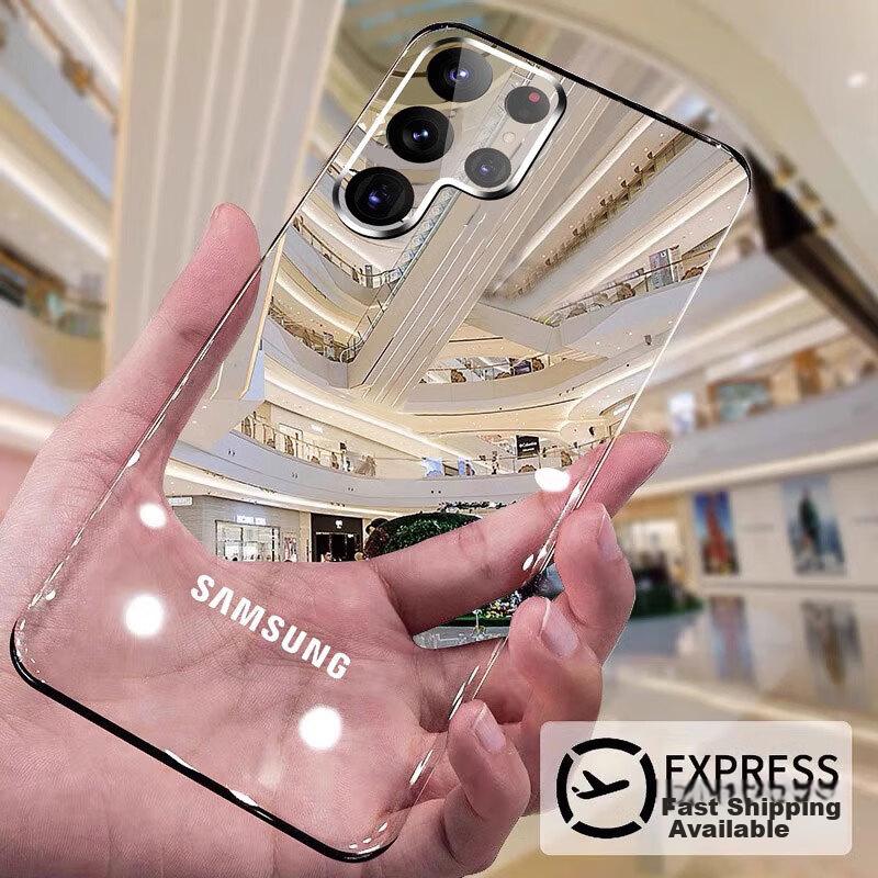 Phone Case for Samsung S23+, SAMSUNG S23+ Shockproof, Anti-Fingerprint, Ultra-Thin, Borderless, Transparent Lens Protection for Naked Phone