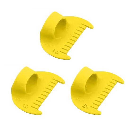 3 шт. Шаблон для шитья большого пальца, направляющая для ручного шитья, линейка для оверлока