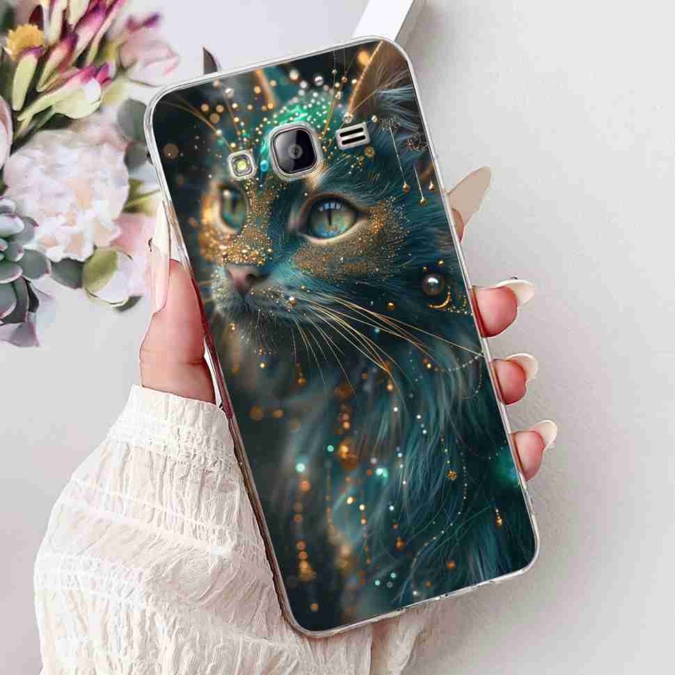 Чехол для Samsung Galaxy J5 Роскошный Расписной Чехол Мягкий Тонкий Чехол для Телефона Для Samsung J 5 J5 J500Y J500M 2015 Задняя Крышка