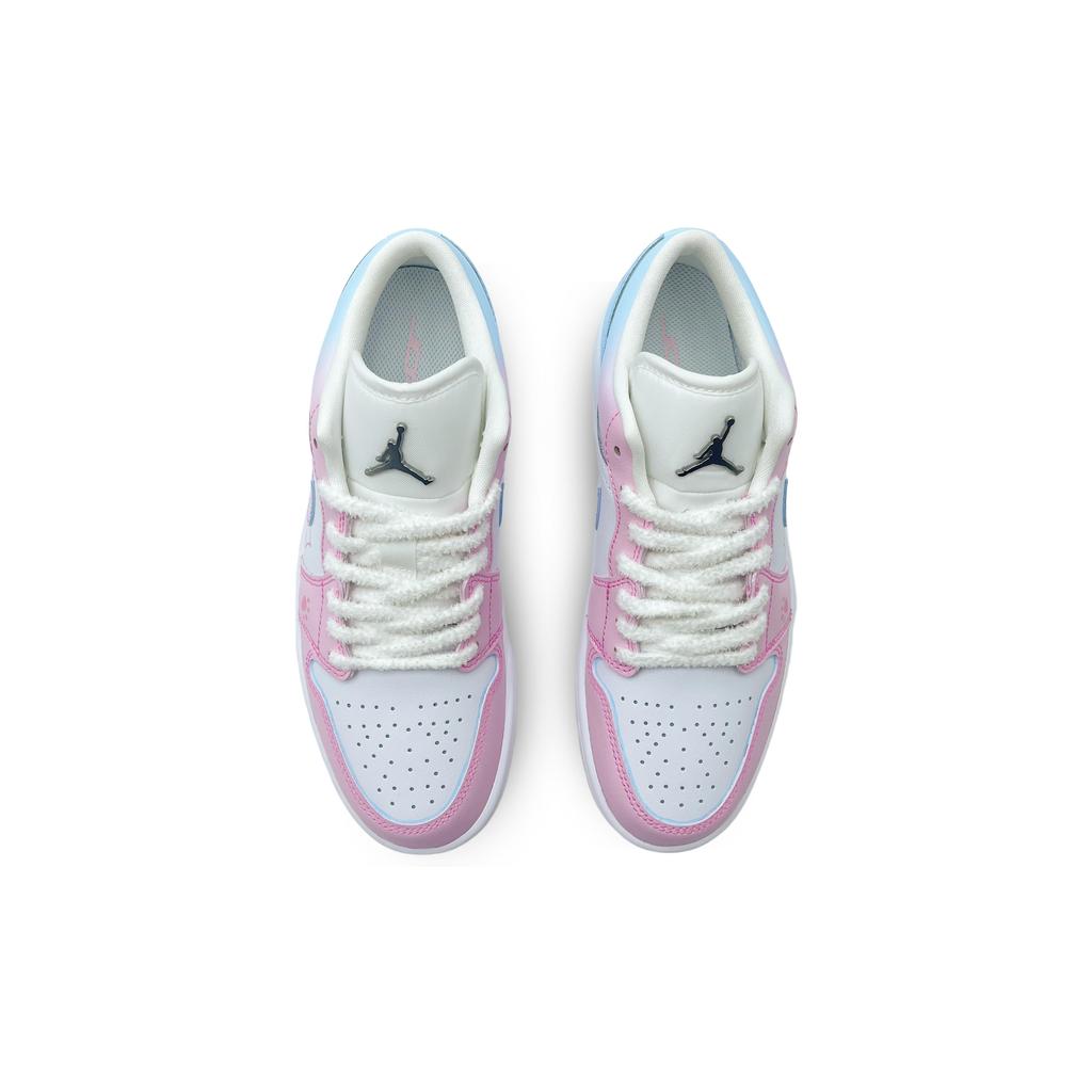 Jordan Air Jordan 1 Винтажные Баскетбольные Кроссовки Женские Низкие Розовые HM3706-141(Команда188-)