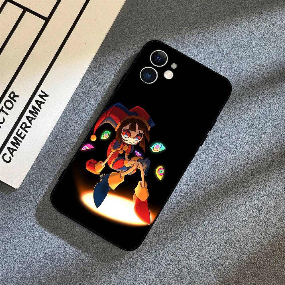 Удивительный G-Digital Чехол для телефона T-Circus Черный чехол для телефона для IPhone 17/16/15/13/14 Pro Max/ 11Plus/X/Xr/Xs Max 13mini