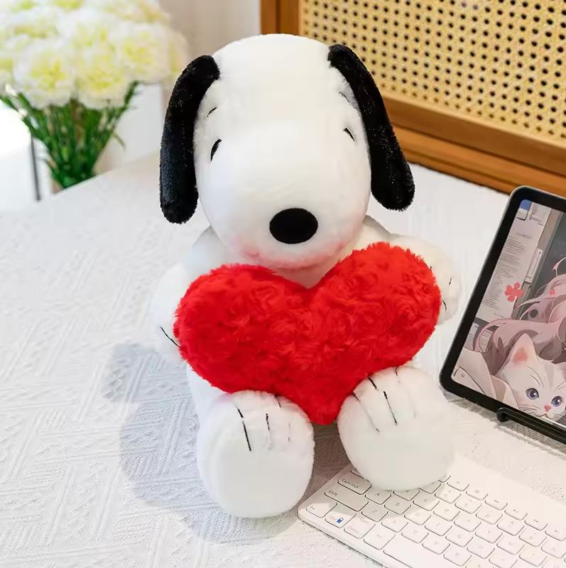 2026*** Snoopy Cartoon Cute Dog Plush Toy Pillow Sofa Back Plush Doll Gifts For Valentine's Day For Girls Gift Birthday gift