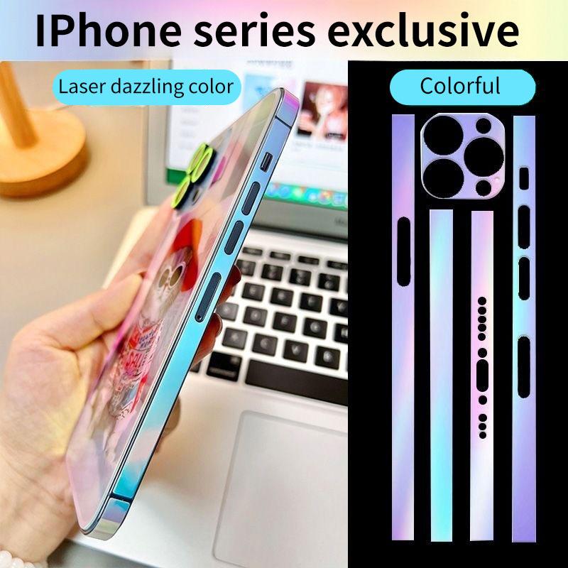Для iPhone 17 16 Plus 15 14 13 Mini 12 Pro Max Рамка Защитная Наклейка Пленка Анти-Царапина Граница Защитная Пленка для Линз