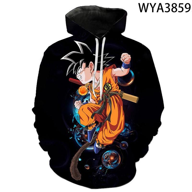 New Men Women Children DBZ Cartoon Anime Dragon 3D Print Hoodies Pullover Streetwear Boy Girl Kids Sweatshirts Cool Tops