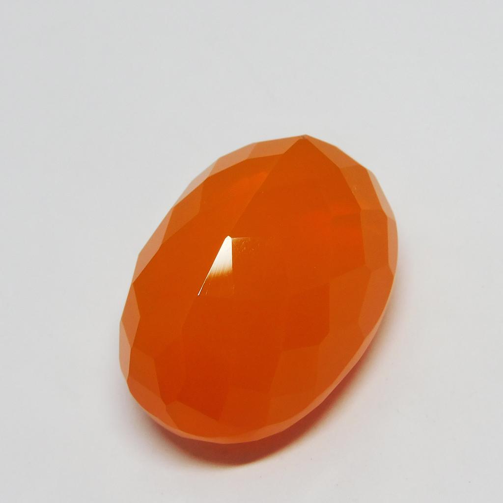 Natural Orange Topaz Loose Gemstone Oval Cut 102.35 ct for Jewelry Making and Gem Collections