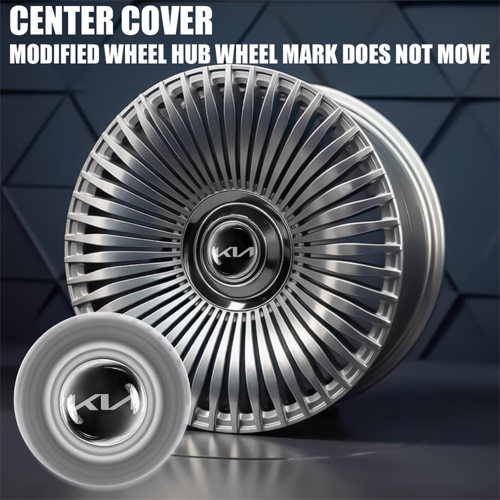 4pcs Car 68/183MM Floating Wheel Center Cap Hub Covers Badge For Kia Rio Picanto Sportage Niro Morning Ceed ProCeed Optima KN K2 QU2
