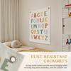 Toddler Room Decor,Alphabet ABC Poster Canvas Banner,Nursery Wall Decor,Boho ABC Poster Wall Hanging Pennant Flag for Kids Nursery,Toddler