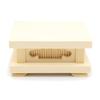 Kurita's Special Buddhist Statue [Wood Carving Buddhist Altar] Square Base, Small (W10cm, D8cm, H5cm) Made of Cypress Wood, 19412