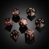Opal Cat' Eye Rpg Dice Set of 7 Crystal Dice