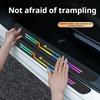 Car Laser Door Sill Anti Scratch Sticker Car Door Threshold Strip For Citroen C4 C3 C5 Aircross C1 Berlingo C-Elysee C4-Picasso aog123