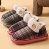 Зимние теплые хлопковые тапочки, женская и мужская домашняя обувь, простые нескользящие домашние шлепанцы, вельветовые парные тапочки, женская обувь