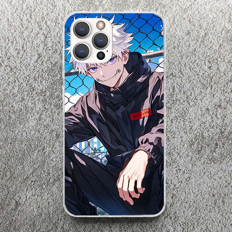 Kaisen J-Jujutsu Инумаки Тоге Чехол для телефона Для iPhone 13 12 Mini 11 Pro Max XS XR X Max 7 Plus 8 SE 6 6S 5 5S Мягкий силикон Печать