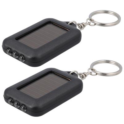 Kaido Electronics Светодиодный брелок Набор для выживания на открытом воздухе Черный фонарик, на солнечной батарее, Удобный, Готовность, Использование, Маленький, Легкий, Компактный, 2,