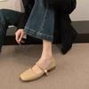 Одинарная обувь женская новая весенняя туфли Мэри Джейн женские туфли с юбкой маленькие кожаные туфли