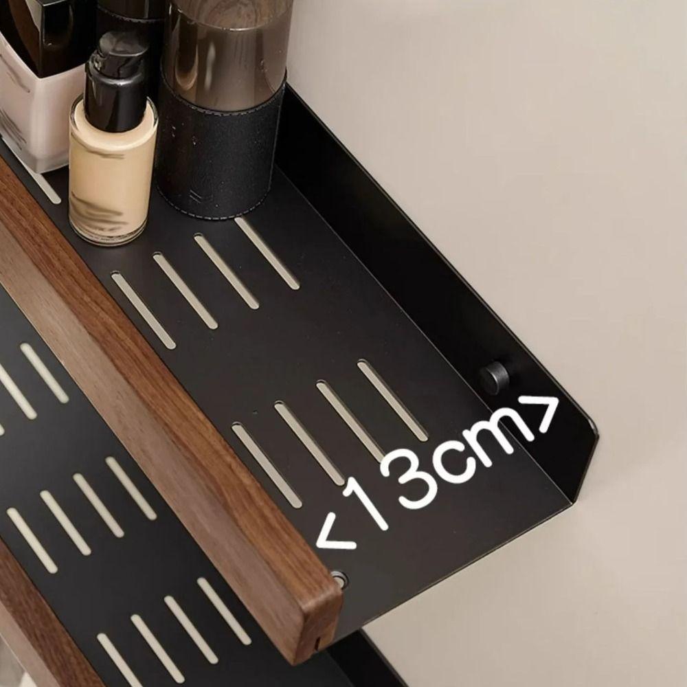 Wood Detachable Shower Storage Rack Corrosion-Resistant Bathroom Storage Rack  Bathroom Use