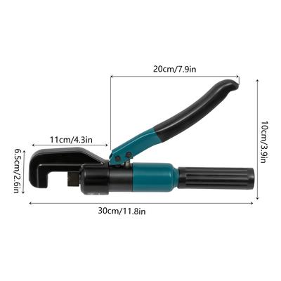 Гидравлический обжимной инструмент CNCEST, ручной гидравлический обжим с 8 наборами матриц, для силовых проводов, электрических кабелей, меди