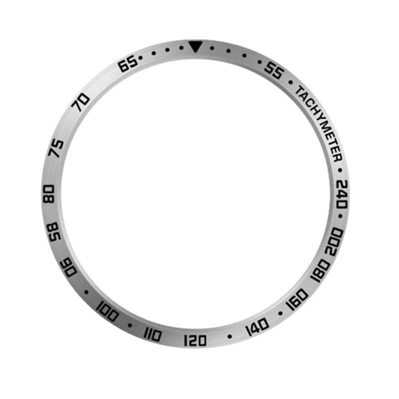 Металлическое кольцо-безель для Samsung Galaxy Watch 6 Classic 47 мм 43 мм 46 мм 42 мм Защитный чехол со шкалой времени/скорости для часов 6/5/4 40 мм 44 мм
