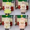 Miniature Dress Bow Suit for 17cm Labubu Dolls Cute DIY Doll Clothes Fashion Accessories Lovely Outfit Gifts for Girls Friends