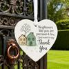 Christmas Tree Decorations Neighbours Thank You Appreciation Favors 2D Acrylic Ornament Gifts Christmas Tree Window Door Decor