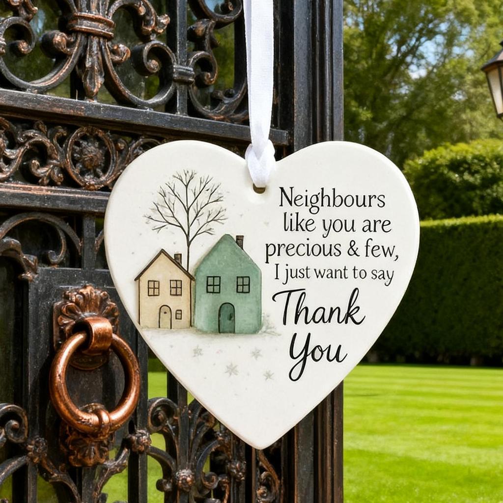 Christmas Tree Decorations Neighbours Thank You Appreciation Favors 2D Acrylic Ornament Gifts Christmas Tree Window Door Decor