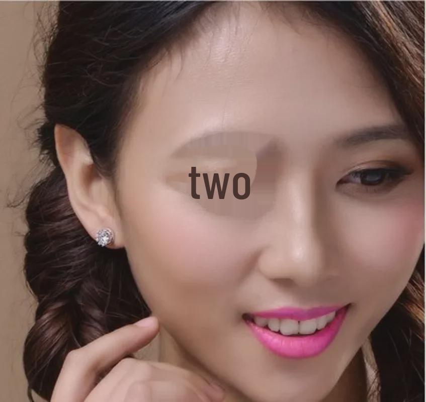 Korean Minimalist Crystal Zircon Crown Earrings for Women