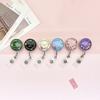 Stretchable Retractable Badge Reel Fall-proof Name Card Holder Nurse Badge Holder Employee Welfare