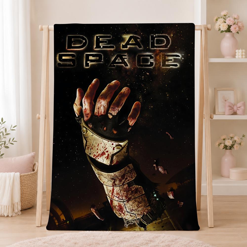 Хоррор-игра D-Dead SpaceS Летний фланелевый плед Мягкий Антистатический Стирка Разрешена Безопасен для Детей Диван Кровать