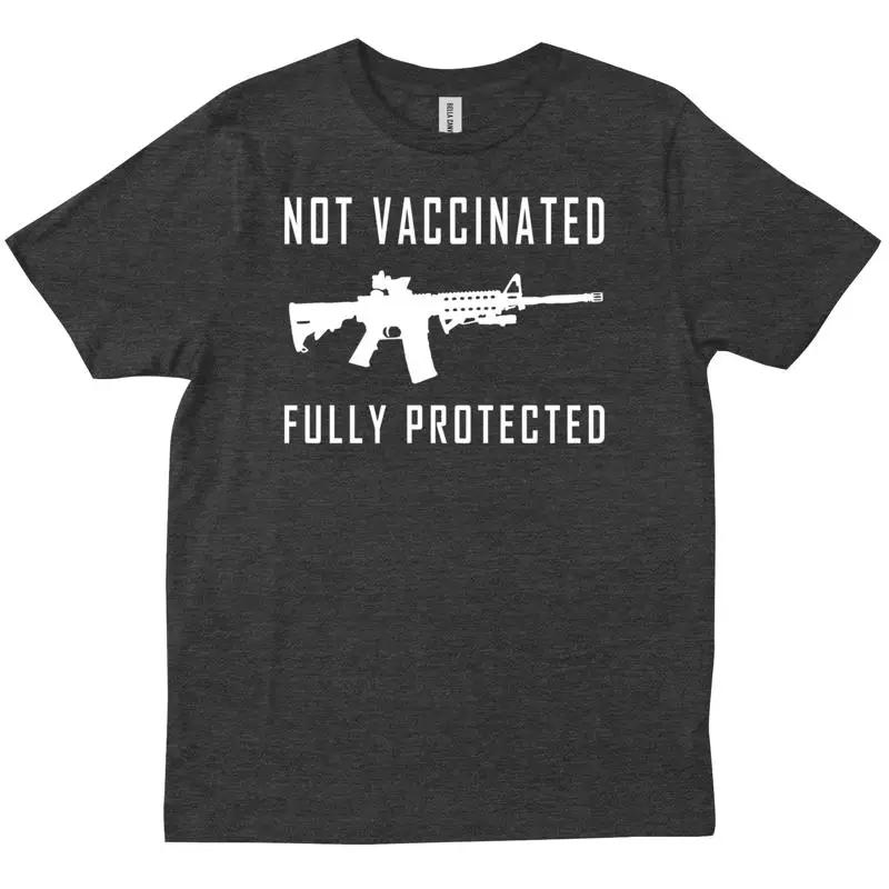 Not Vaccinated Fully Protected Funny Pro Gun Anti Vax 2nd Aunisexdunisext T Shirt