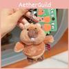 Marmota Cartoon Cute Plush Keychain Backpack Pendant For Gift And Use Everyday