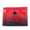 Сумки с логотипом, сумки, кошельки Клатч Кожа Черный/Красный